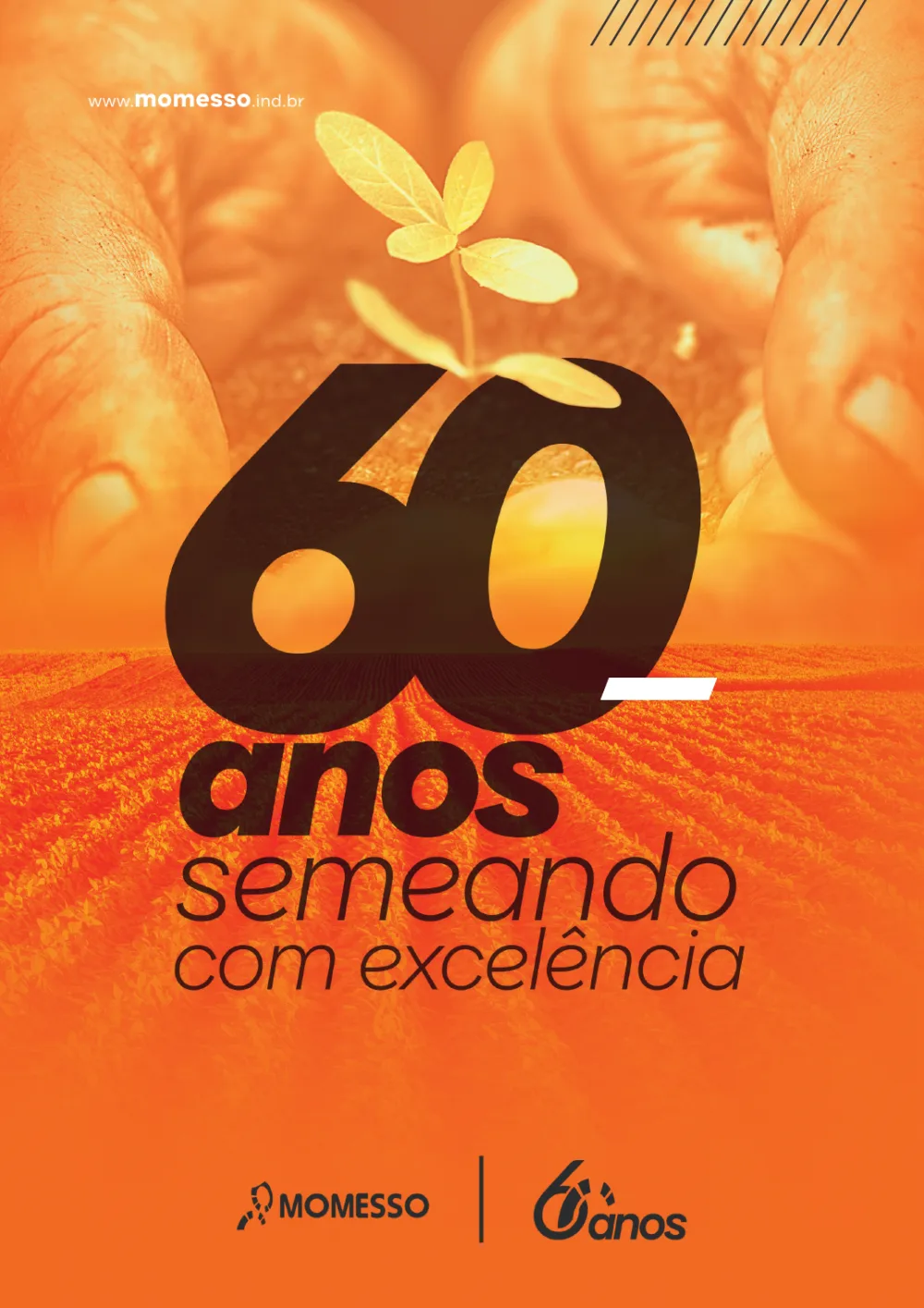 Momesso · Folder comemorativo de 60 anos de estrada