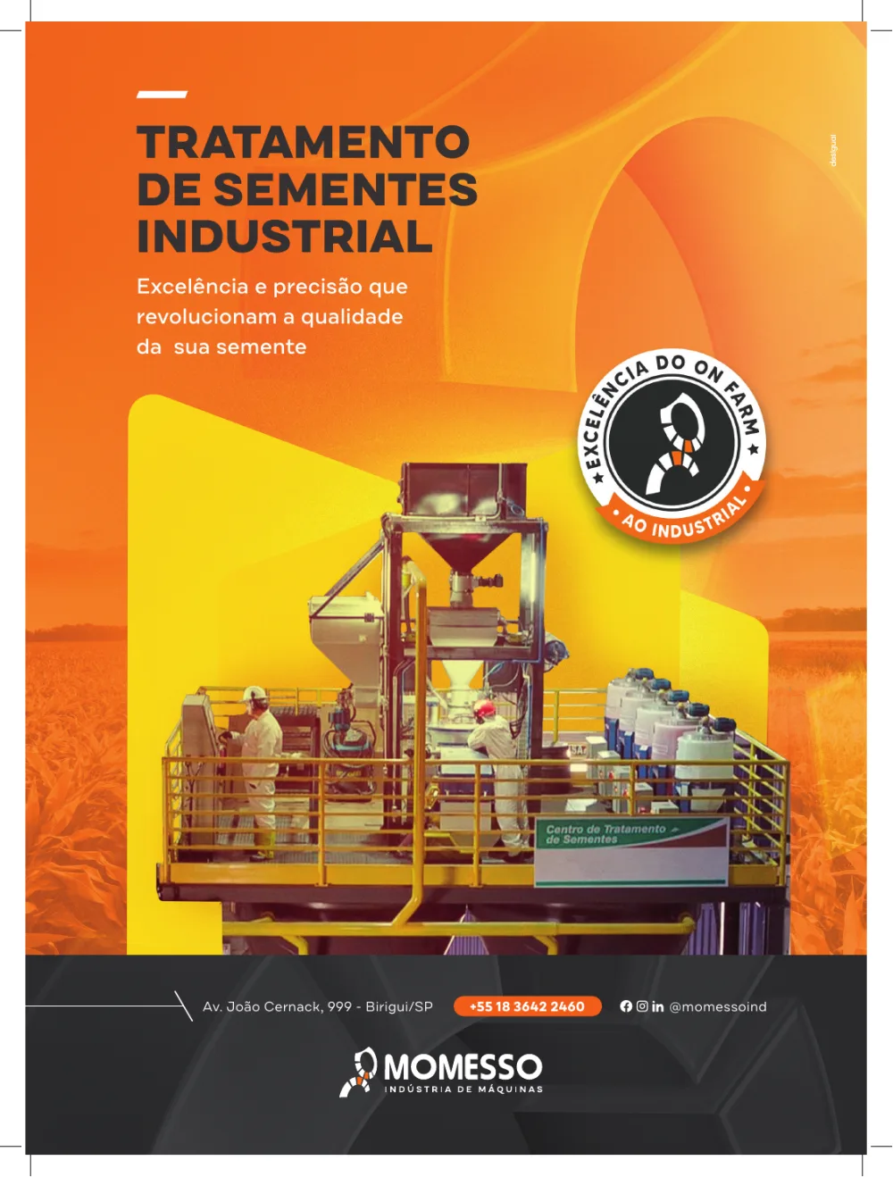 Momesso · Anúncio na revista SeedNews