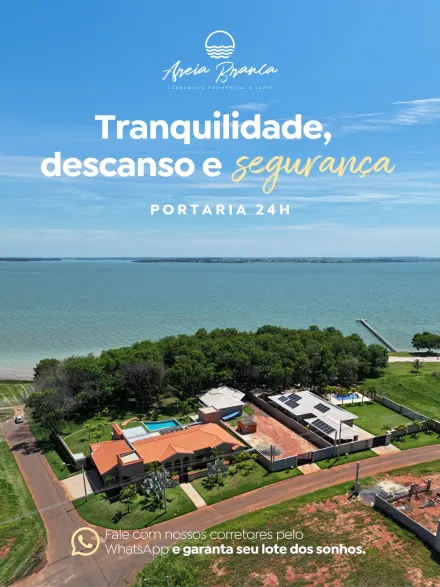 Post de areia branca