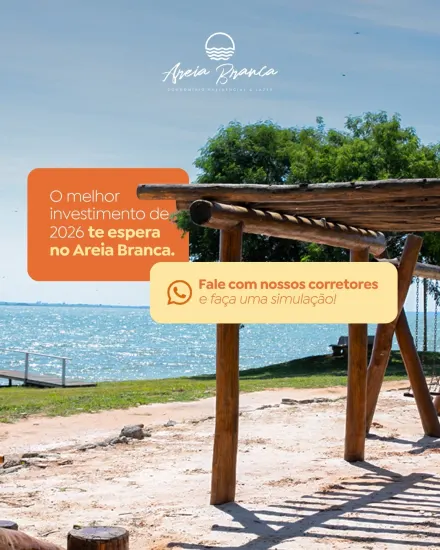 Post de areia branca