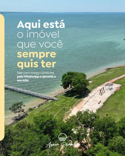 Post de areia branca