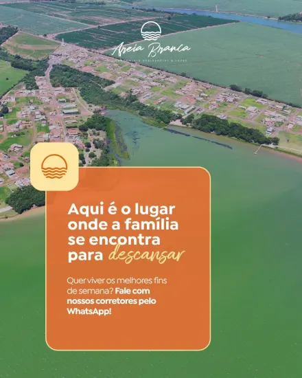 Post de areia branca